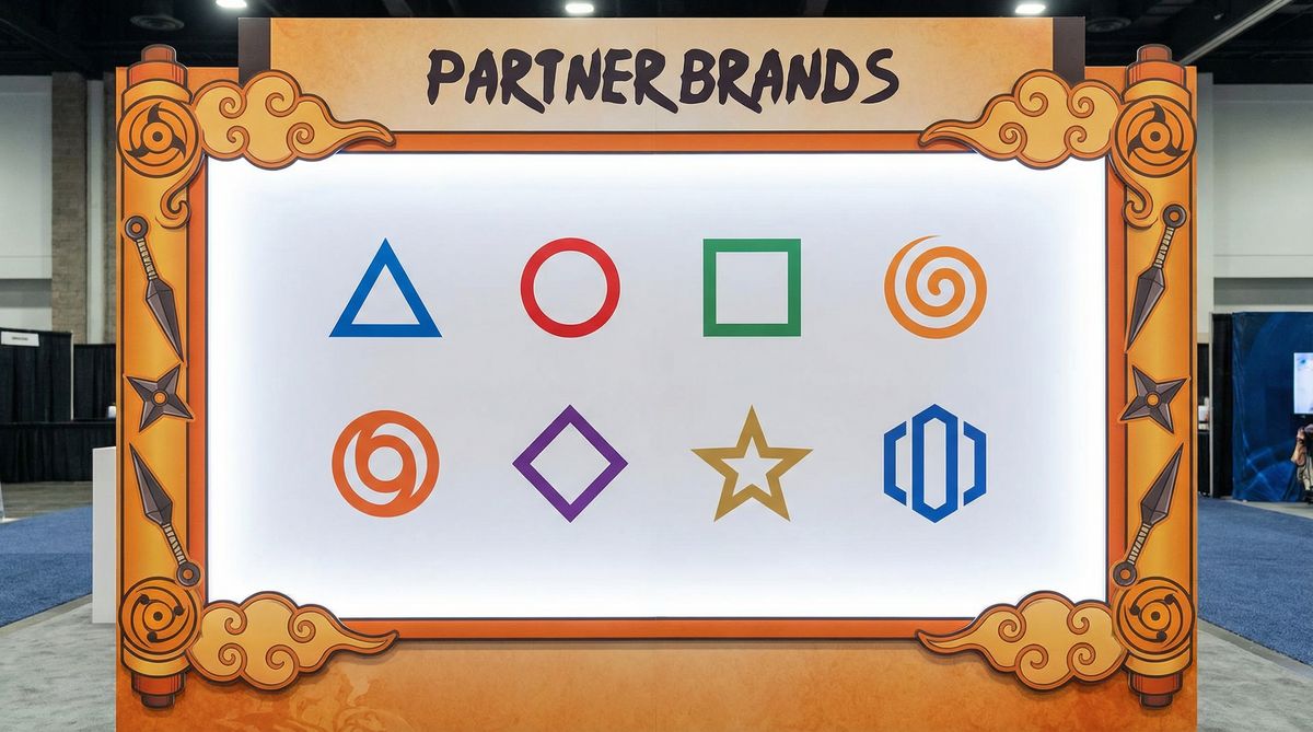 麻豆合作影视品牌Logo墙